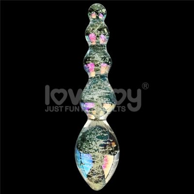 DILDO GLOW-IN-THE-DARK TWILIGHT GLEAM GLASS