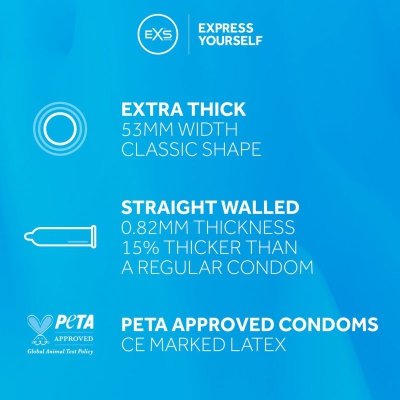 PREZERWATYWY 12 SZT. EXS EXTRA THICK