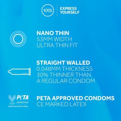 PREZERWATYWY 12 SZT. EXS NANO THIN