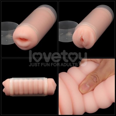 VIRGIN-SKIN BLOWOUT DOUBLE SIDE STROKER
