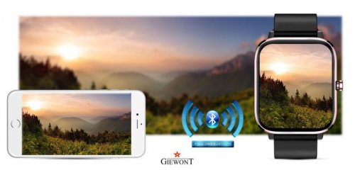 Smartwatch GIEWONT Dynamic SmartCall GW230-3 - Rose Gold/Black Effect