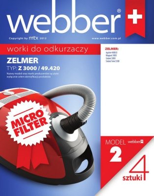 Worki Webber Zelmer 3000 (2 micro filter)