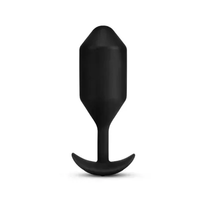 Plug analny wibrujący - B-Vibe Vibrating Snug Plug 5 Black