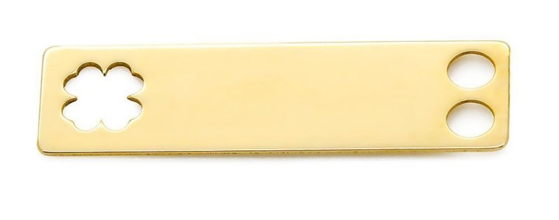 Złota zawieszka 585 grawer