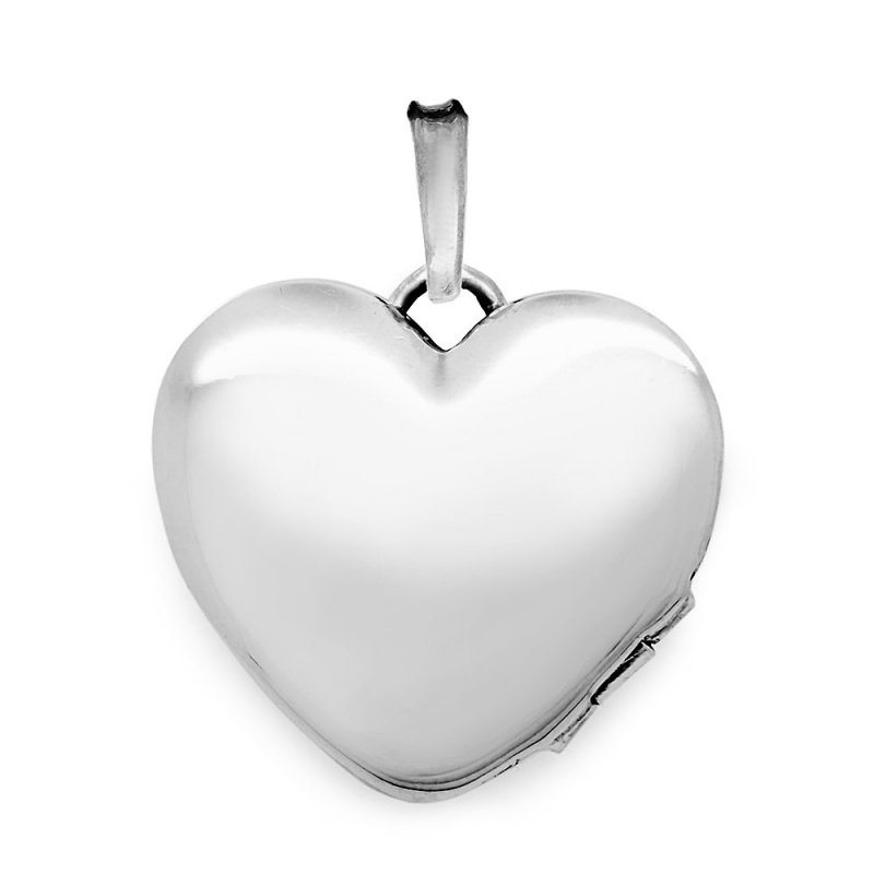 Srebrny naszyjnik sekretnik z grawerem zawieszka 925 serce + łańcuszek + etui