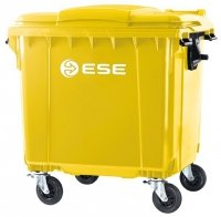 Pojemnik na odpady bytowe ESE 1100l Żółty 