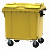 Pojemnik na odpady ESE 1100l Split-LID Żółty 
