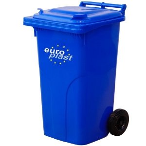 	Kosz na śmieci 240l EUROPLAST niebieski