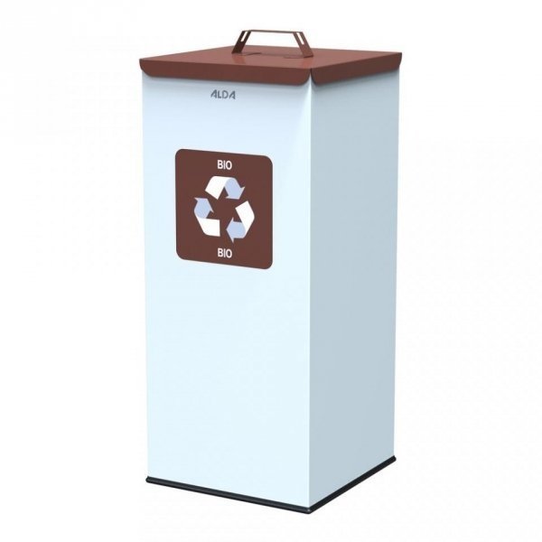 Kosz do segregacji odpadów EKO SQUARE 60L NORD BIO