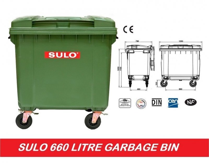 Pojemnik na odpady SULO 1100l BIO