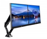 Uchwyt biurkowy iiyama ze sprężyną gazową, podwójny DS3002C-B1