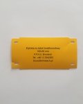 Etykieta kablowa żółta eti-KS/100x50 do opisu kabli światłowodowych  250szt