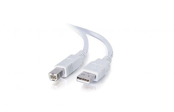 Kabel USB (A / B), 2m, biały