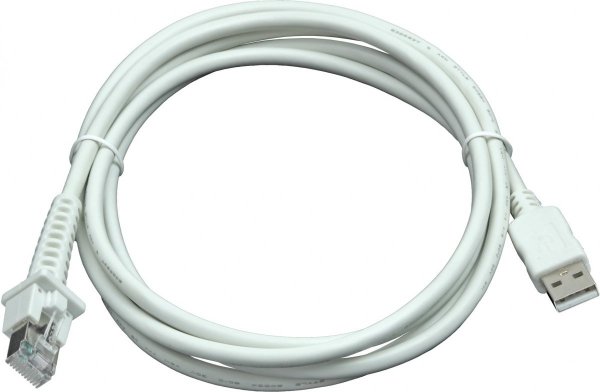 Datalogic kabel USB prosty 2m, biały 90A052278