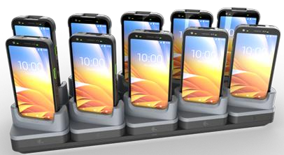 Zebra 10-slotowa Stacja ładująca, do TC501 z osłoną ( CRD-TC5A-5SC10D-B )