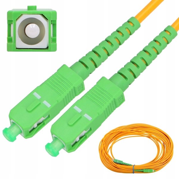 Patch cord SC/APC-SC/APC simplex SM 3m