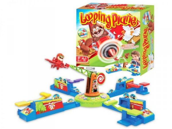 Zakręcona gra zręcznościowa &quot;Looping Plane&quot; Samolot, kurczaki
