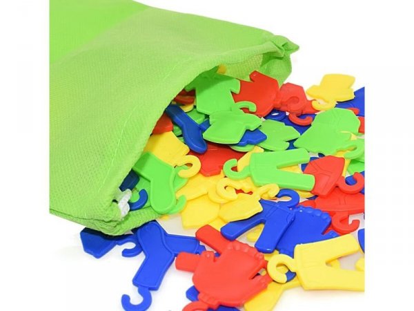 Edukacyjna gra na refleks &quot;Poker Clothes Game&quot;, Układanka Ułóż Pranie Ubrania