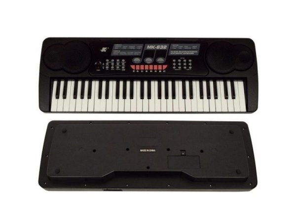 Keyboard Organy 54 Klawisze Zasilacz Mikrofon MK-632