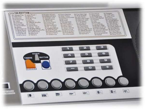Keyboard MK-922 - duży wyświetlacz LCD, 61 klawiszy