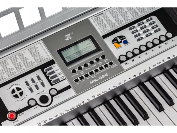 Keyboard MK-922 - duży wyświetlacz LCD, 61 klawiszy