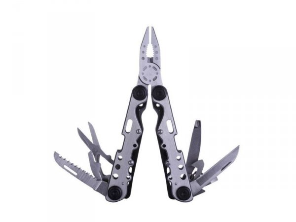 Narzędzie Wielofunkcyjne Jakemy Multitool 10w1 - Kombinerki, Nóż, Piła, Karta Przeżycia