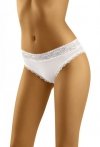 Figi damskie Wol-Bar Soft Lovely Białe