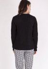 Sweter damski MKM Victoria SWE 123 Czarny