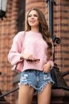 Sweter damski Merribel Xmasin Pink
