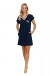 Damska koszula nocna Doctor nap TM 5118 navy blue