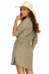 Sukienka plażowa F 223/857/24 khaki Feba
