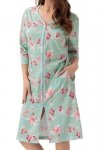 Szlafrok damski 392 3XL pistacjowy Luna