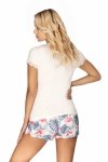 Piżama damska Mila 1/2 ecru Donna