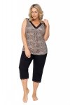 Piżama damska Plus Size Omena Donna