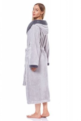 Szlafrok damski L&amp;L HFT 9145 perłowy