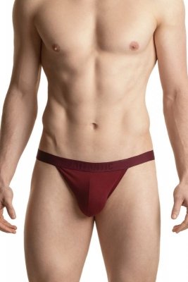 Slipy otwarte Atlantic jockstrap 1571/3 wine