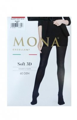Rajstopy damskie Mona Soft 3D 60 den 