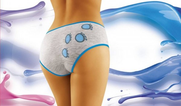 Figi damskie Wol-Bar Funny Słonik 2501