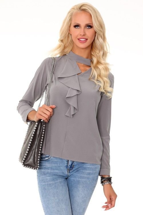 Bluzka damska Merribel Nildana Grey