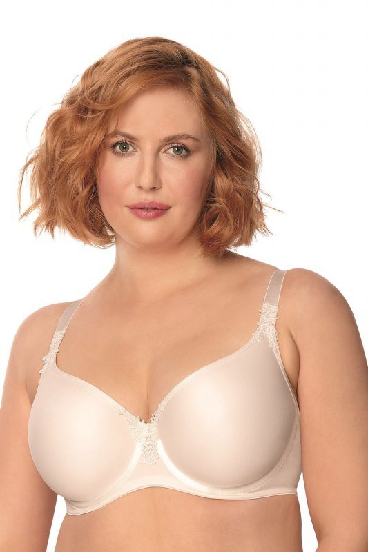 Biustonosz usztywniany Nipplex Anita big mleczny