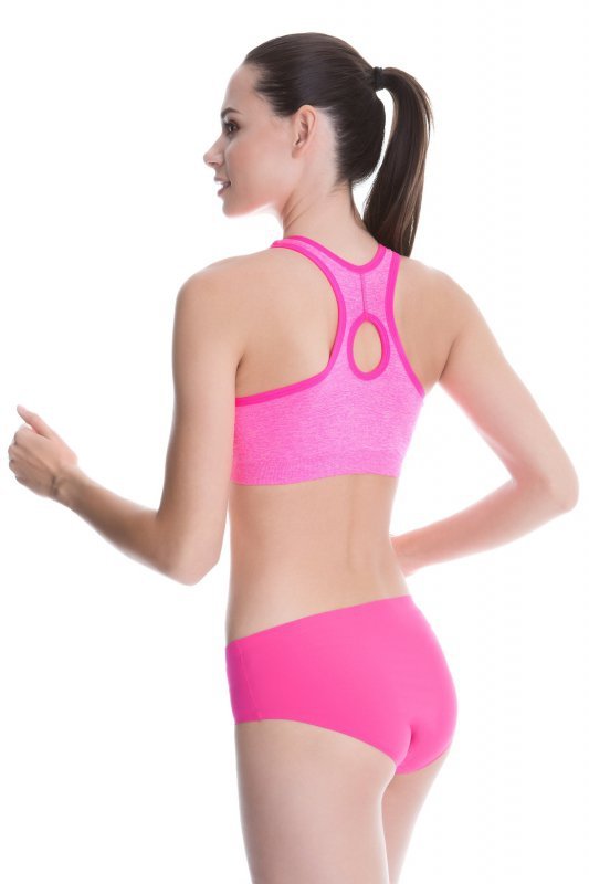 Biustonosz sportowy Julimex Sport skip różowy