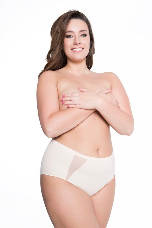 Figi damskie Julimex Pearl beżowe