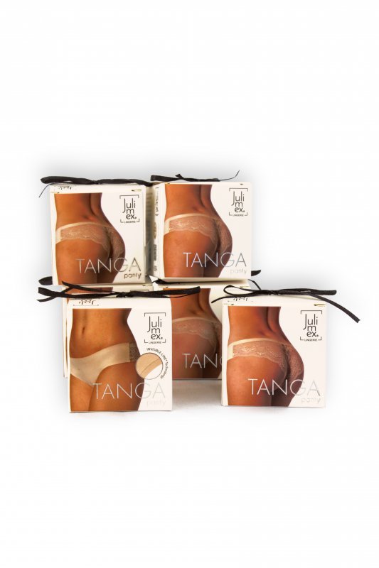 Figi damskie Julimex Tanga czarne