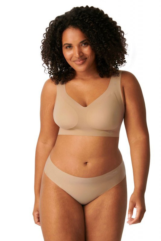 Biustonosz usztywniany Bralette Zero Feel EX koniak Sloggi
