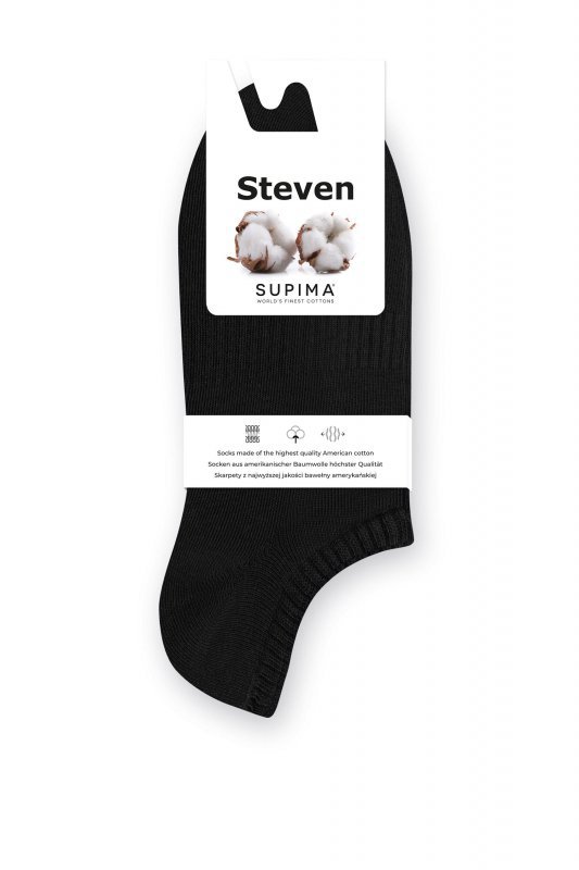 Stopki Steven Supima 157 005 czarne