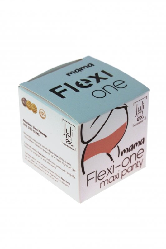 Figi damskie Julimex  Mama Flexi-one size maxi beżowe