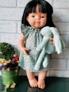 Olimi sukienka dla lalki Miniland 38cm mirabelki