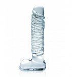 Icicles szklane dildo - No. 63 sztuczny penis Icicles szklane dildo - No. 63 sztuczny penis