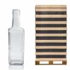Szklana butelka Kapral 250 ml na alkohol – paleta 3402 szt. idealna dla hurtu