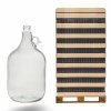 Szklany gąsior Balon Dama 5000 ml na alkohol – paleta 108 szt. idealna dla hurtu.